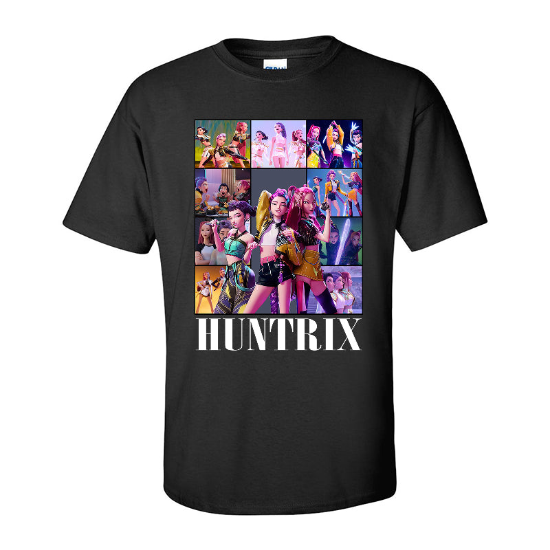 HUNTRIX Collage Tshirt– Anime Girl Power Hero Edition