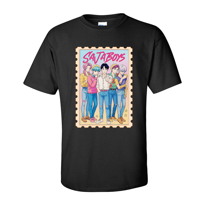 Saja Boys Youth Tshirt– Anime Art Pastel Streetwear for Kids & Teens