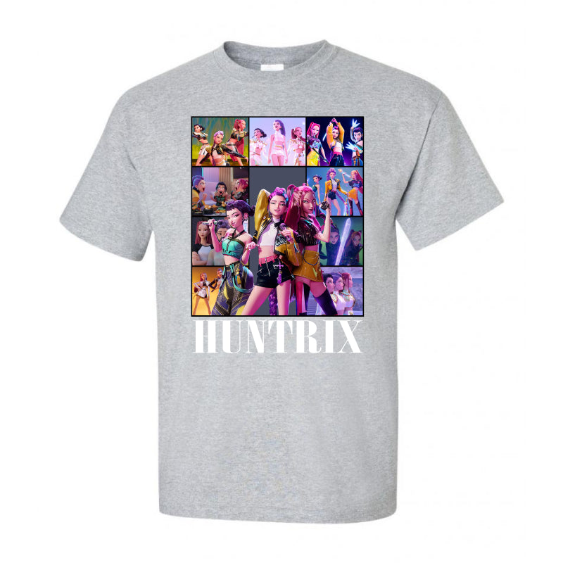 HUNTRIX Collage Tshirt– Anime Girl Power Hero Edition