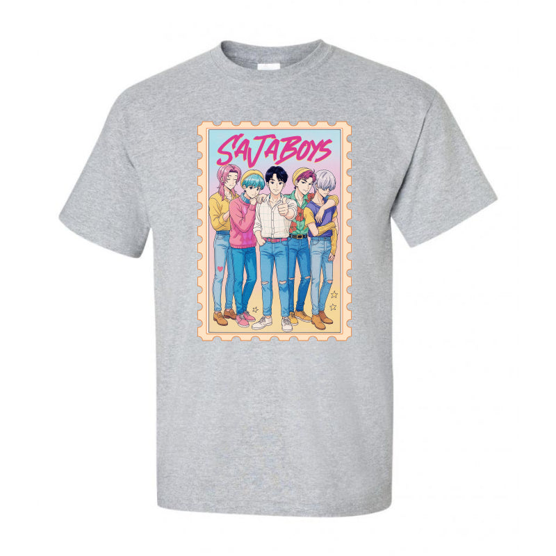 Saja Boys Youth Tshirt– Anime Art Pastel Streetwear for Kids & Teens