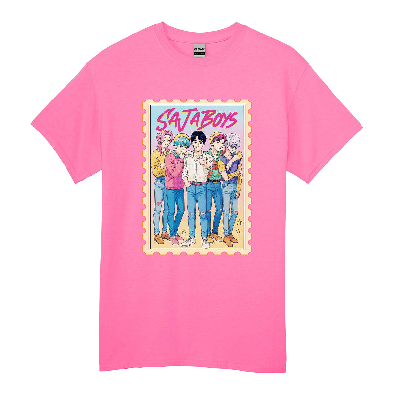 Saja Boys Youth Tshirt– Anime Art Pastel Streetwear for Kids & Teens