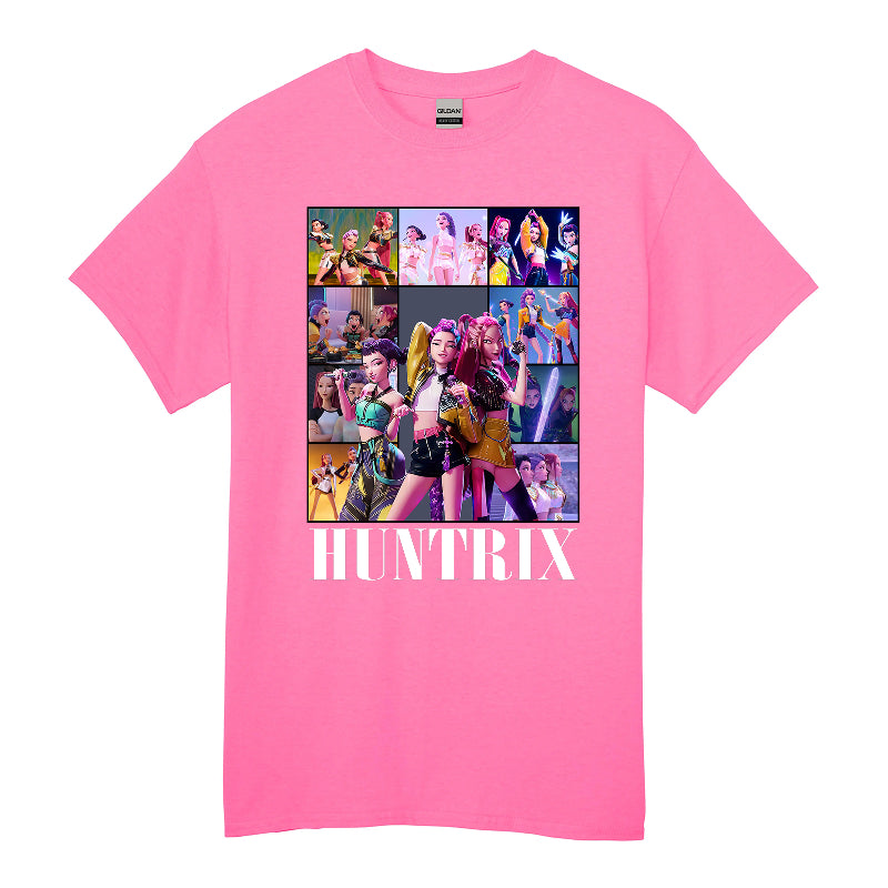 HUNTRIX Collage Tshirt– Anime Girl Power Hero Edition