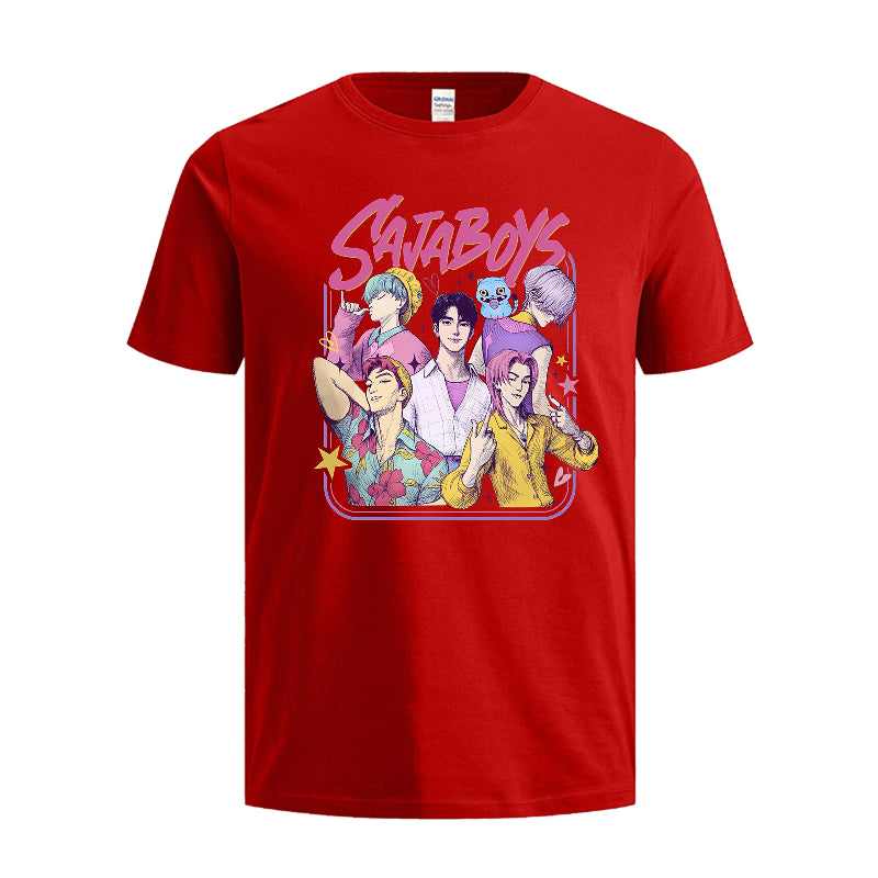Saja Boys Youth Tshirt– Colorful Anime Art Tshirt for Kids