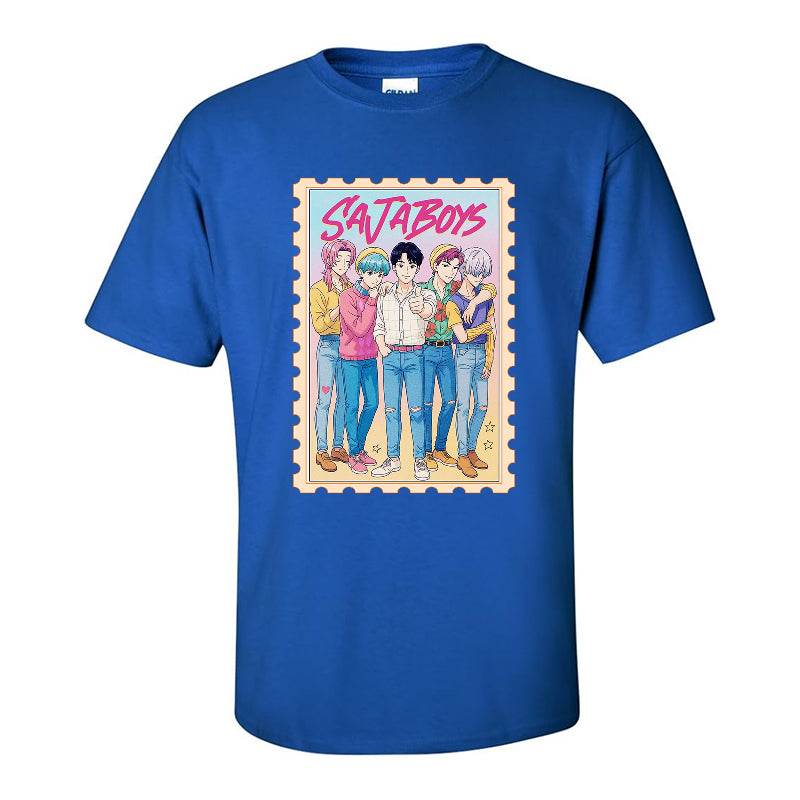 Saja Boys Youth Tshirt– Anime Art Pastel Streetwear for Kids & Teens