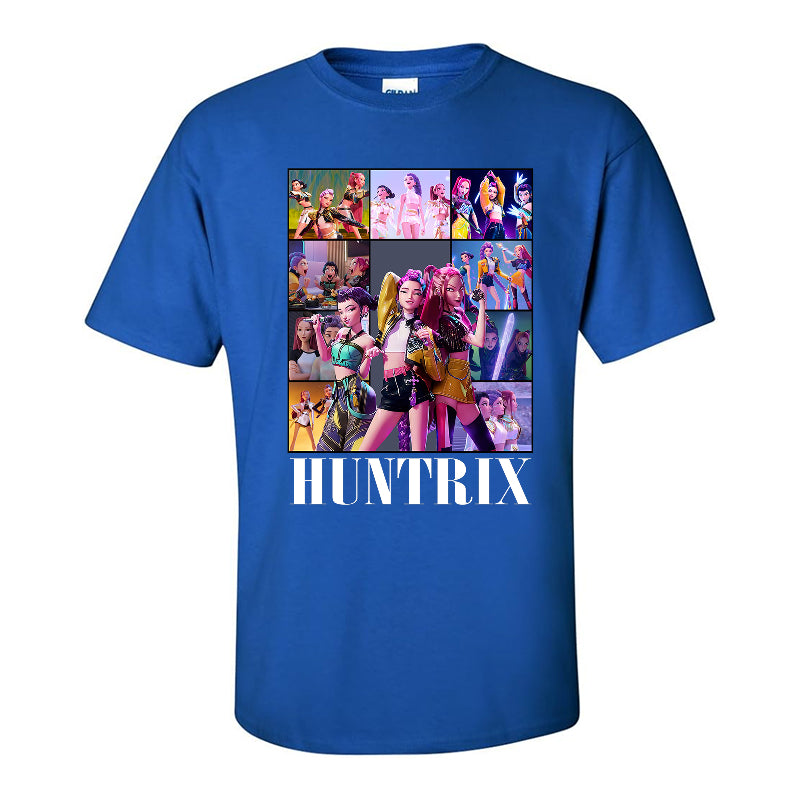 HUNTRIX Collage Tshirt– Anime Girl Power Hero Edition
