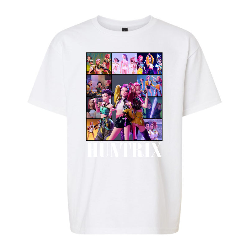 HUNTRIX Collage Tshirt– Anime Girl Power Hero Edition