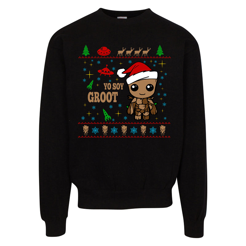 Groot Christmas Ugly Sweater – Funny Galactic Holiday Sweatshirt