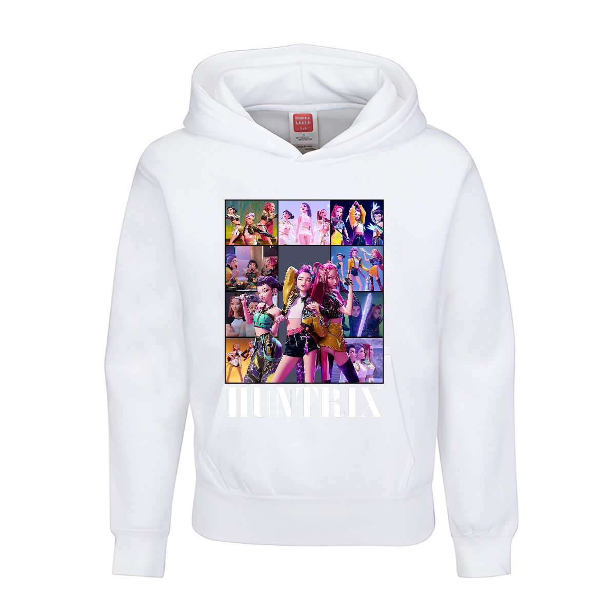HUNTRIX Collage Hoodie  Anime Girl Power Hero Edition