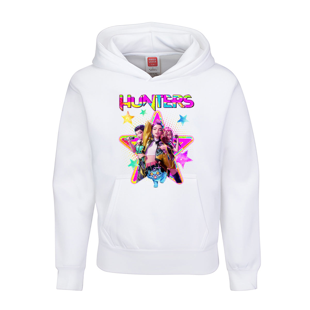HUNTERS Pop Star Hoodie Neon Anime Girls & Derpy