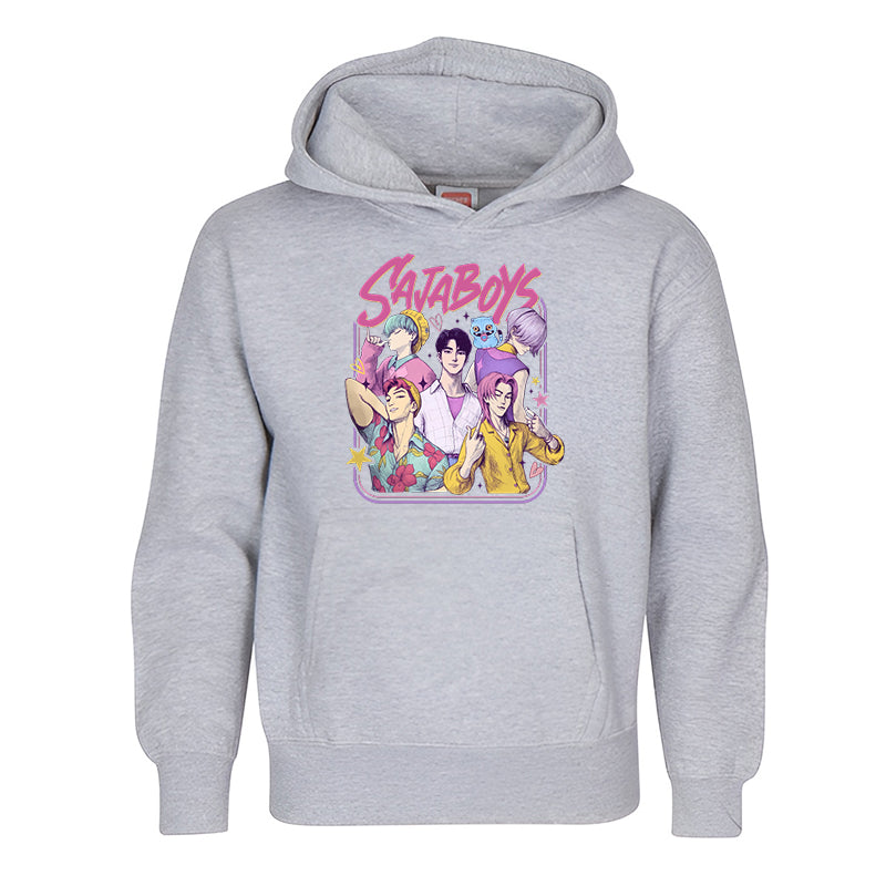 Saja Boys Youth Hoodie Colorful Anime Art Hoodie for Kids