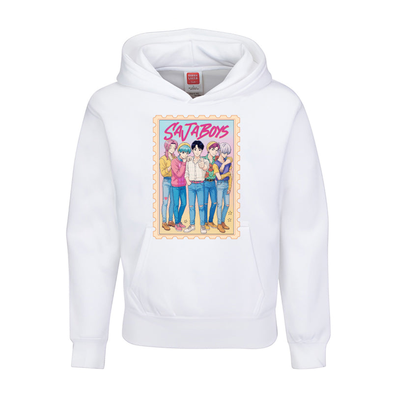 Saja Boys Youth Hoodie  Anime Art Pastel Streetwear for Kids & Teens