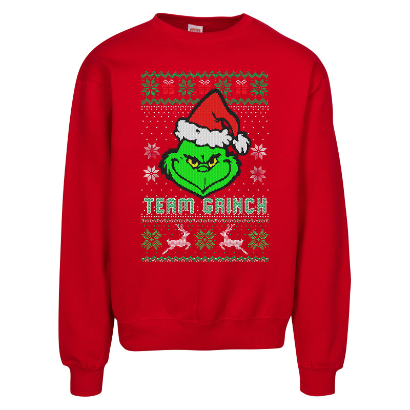 Team Grinch Holiday Sweatshirt – Funny Christmas Sweater Style