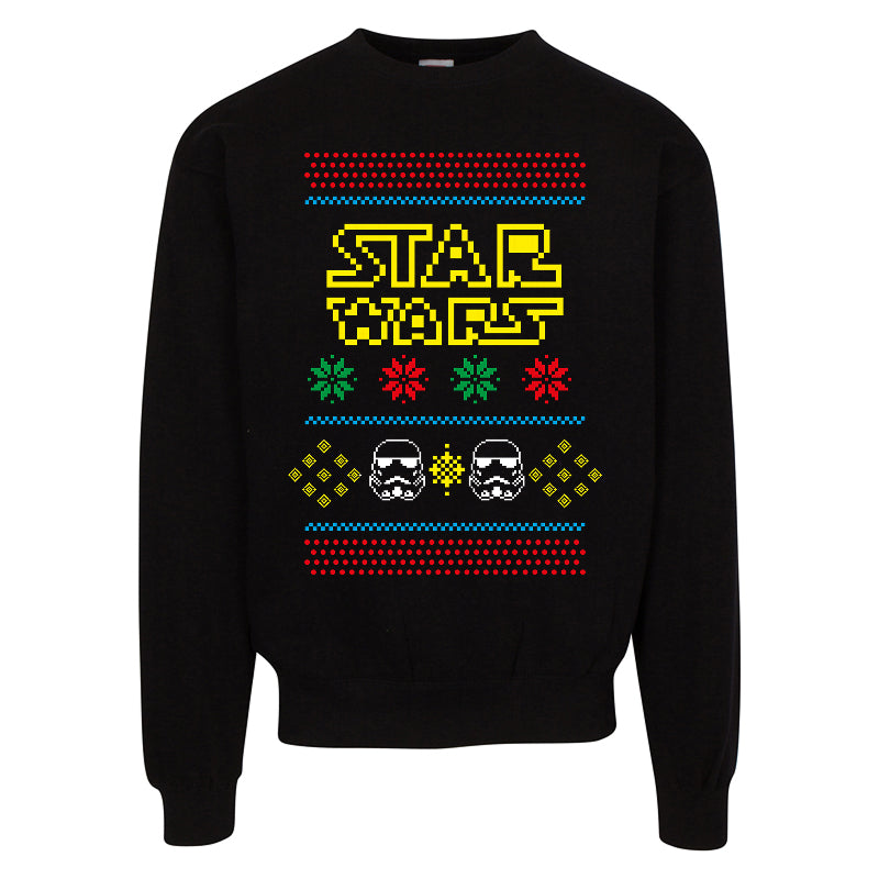 Star Wars Ugly Christmas Sweater  Stormtrooper Holiday Sweatshirt for Fans