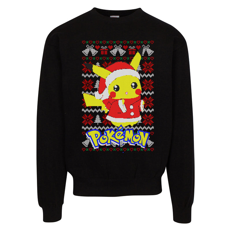 Pikachu Pokémon Ugly Christmas Sweater Santa Holiday Sweatshirt for Anime Fans