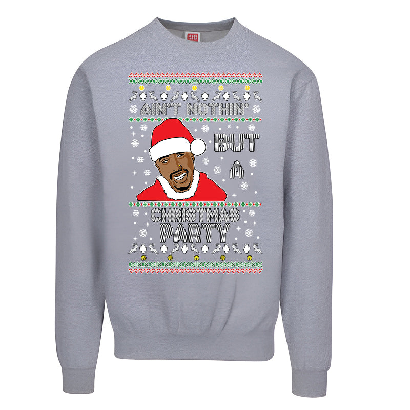 Ain’t Nothin’ But a Christmas Party – 2Pac Hip Hop Ugly Christmas Sweater