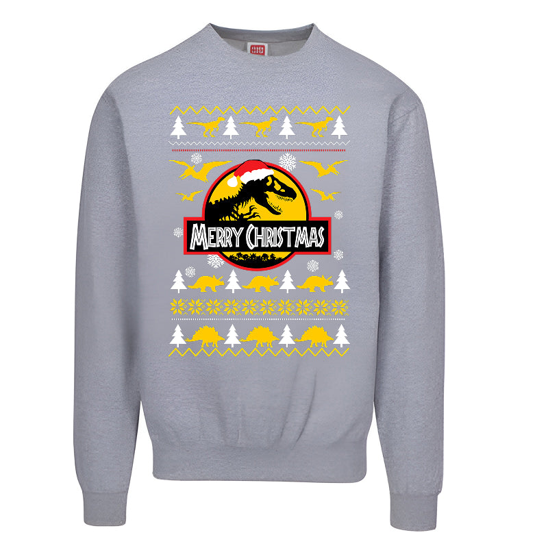 Jurrasic Park Christmas Ugly Sweater – Funny Prehistoric Holiday Sweatshirt