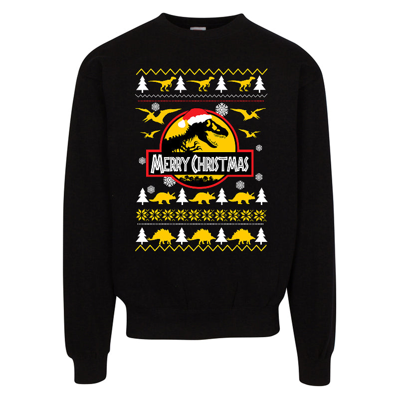 Jurrasic Park Christmas Ugly Sweater – Funny Prehistoric Holiday Sweatshirt