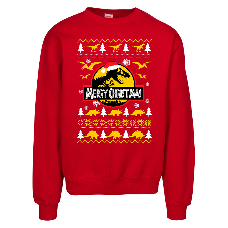 Jurrasic Park Christmas Ugly Sweater – Funny Prehistoric Holiday Sweatshirt