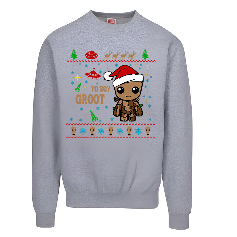 Groot Christmas Ugly Sweater – Funny Galactic Holiday Sweatshirt