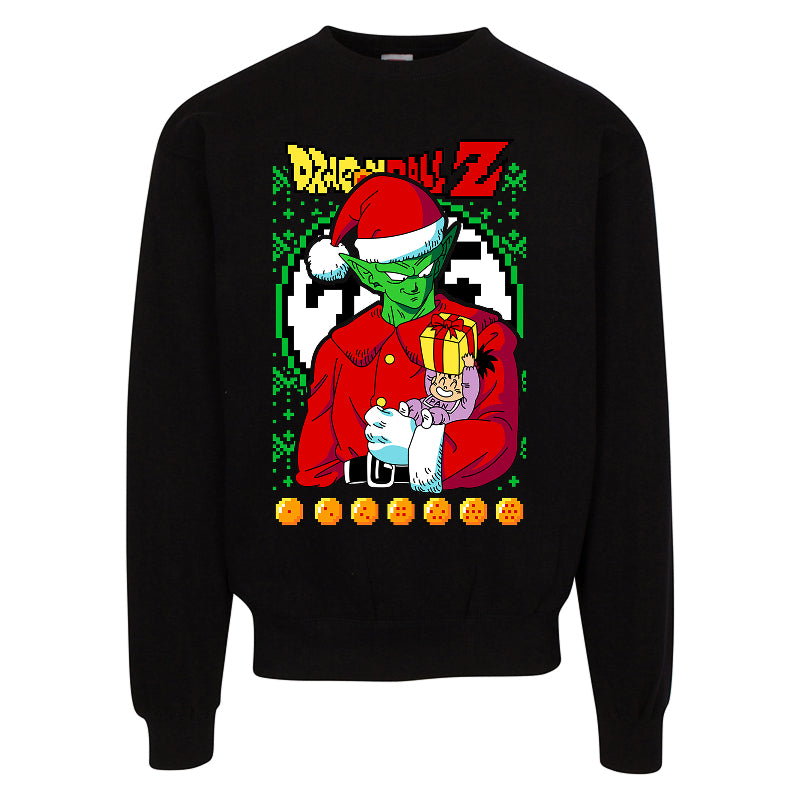 Galactic Warrior Christmas Sweater – Funny Anime Holiday Sweatshirt