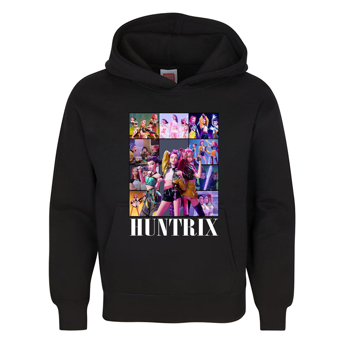 HUNTRIX Collage Hoodie  Anime Girl Power Hero Edition