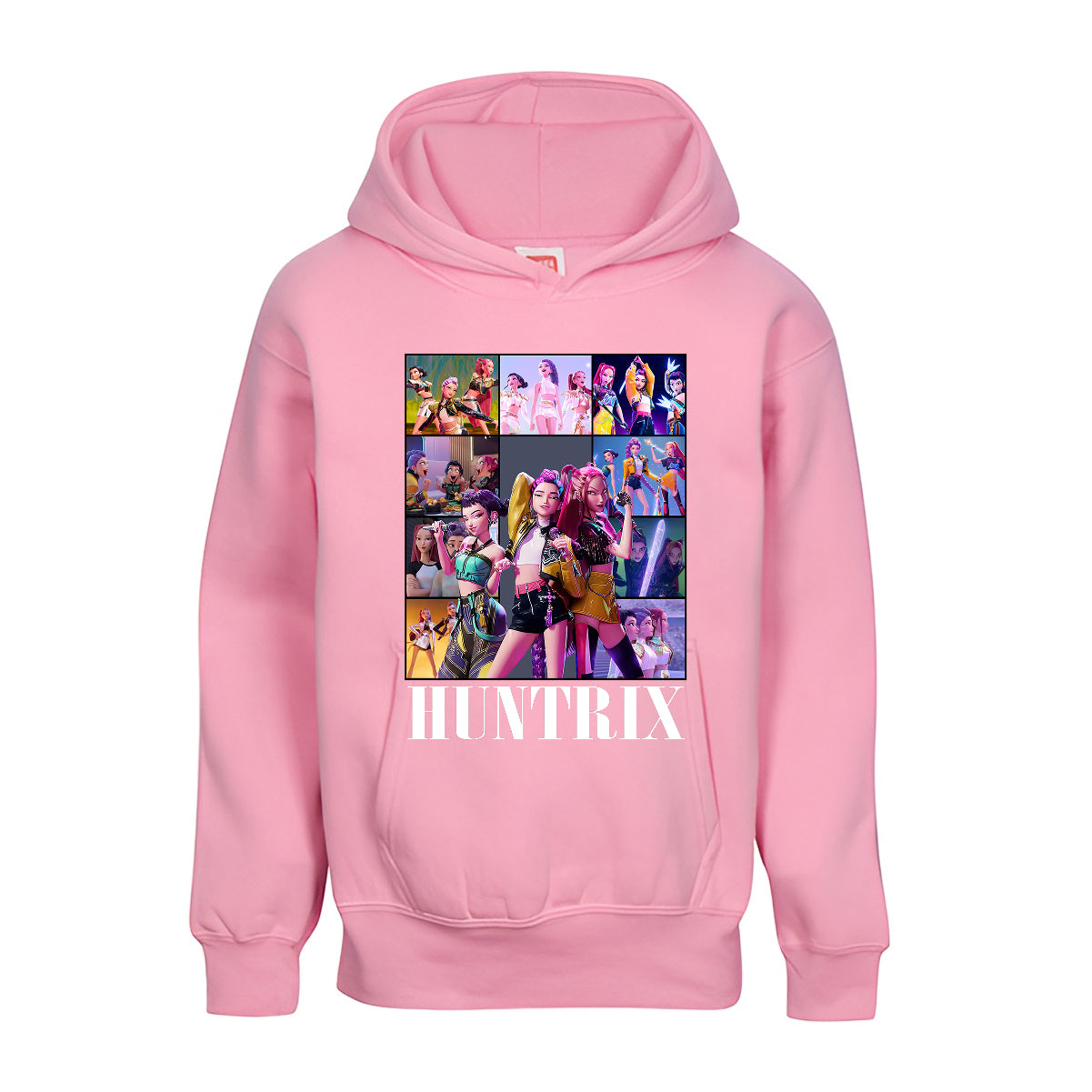 HUNTRIX Collage Hoodie  Anime Girl Power Hero Edition