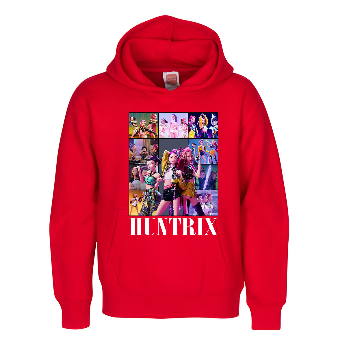 HUNTRIX Collage Hoodie  Anime Girl Power Hero Edition