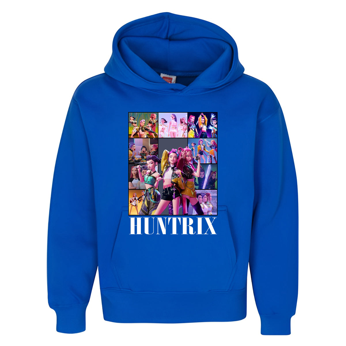 HUNTRIX Collage Hoodie  Anime Girl Power Hero Edition