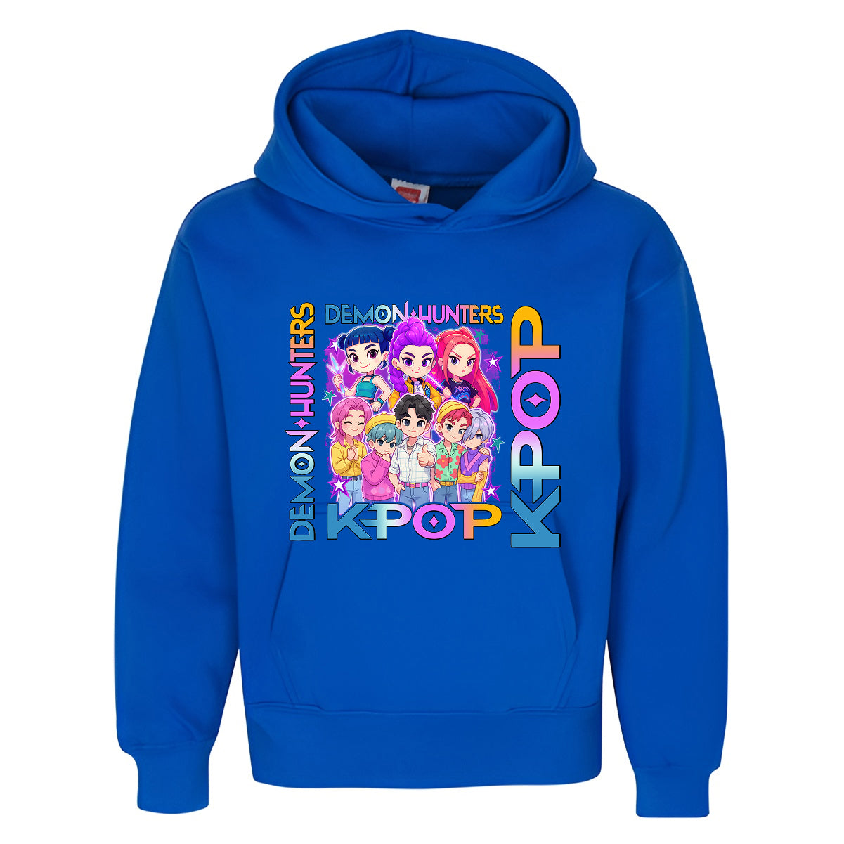 Demon Hunters K-Pop Hoodie  Cute Anime Idol Group Design