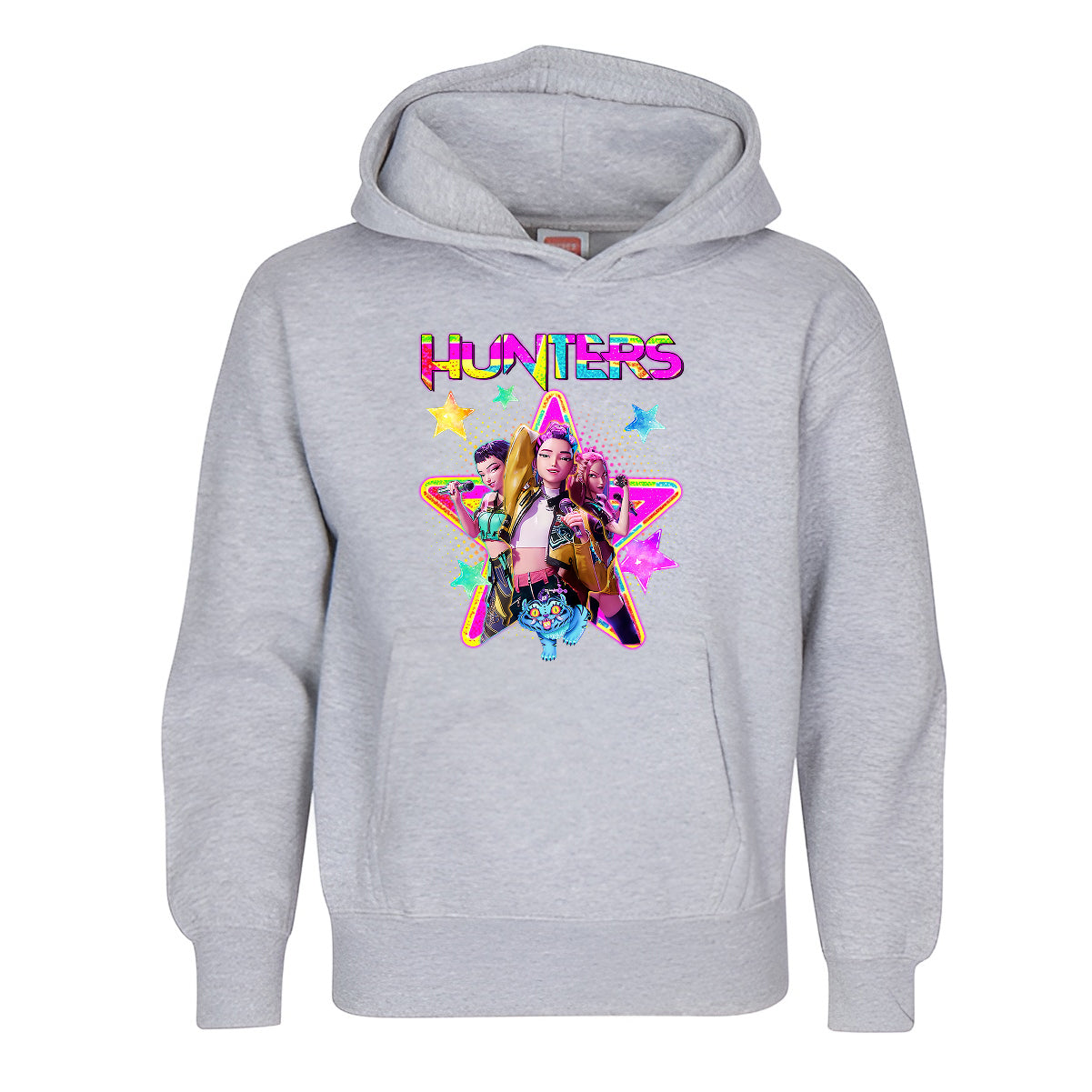 HUNTERS Pop Star Hoodie Neon Anime Girls & Derpy