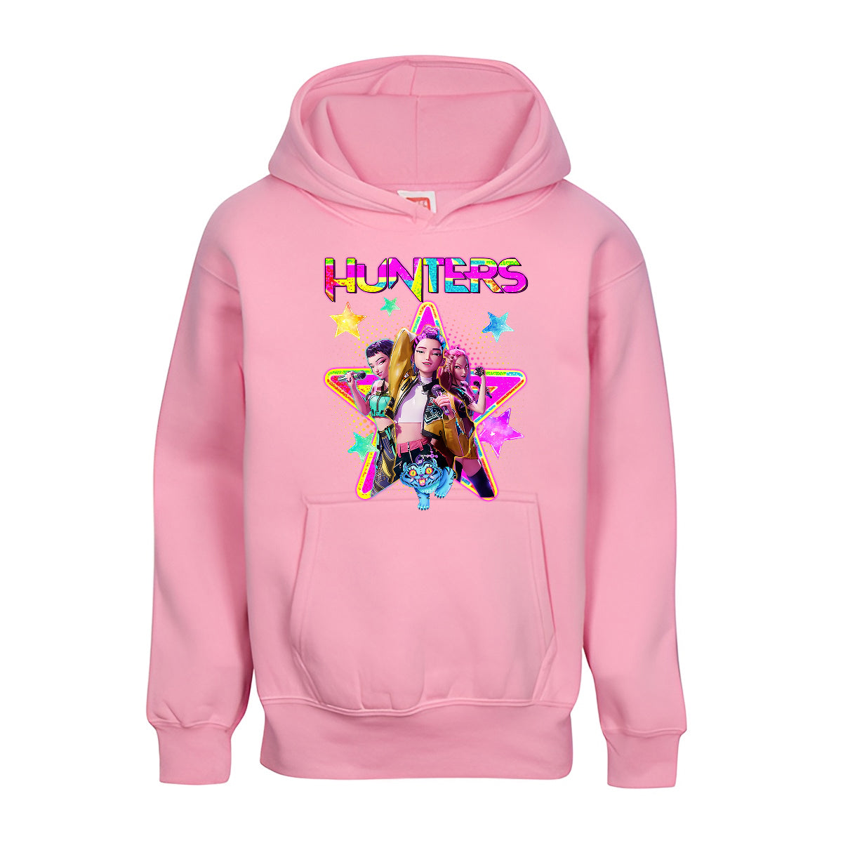HUNTERS Pop Star Hoodie Neon Anime Girls & Derpy