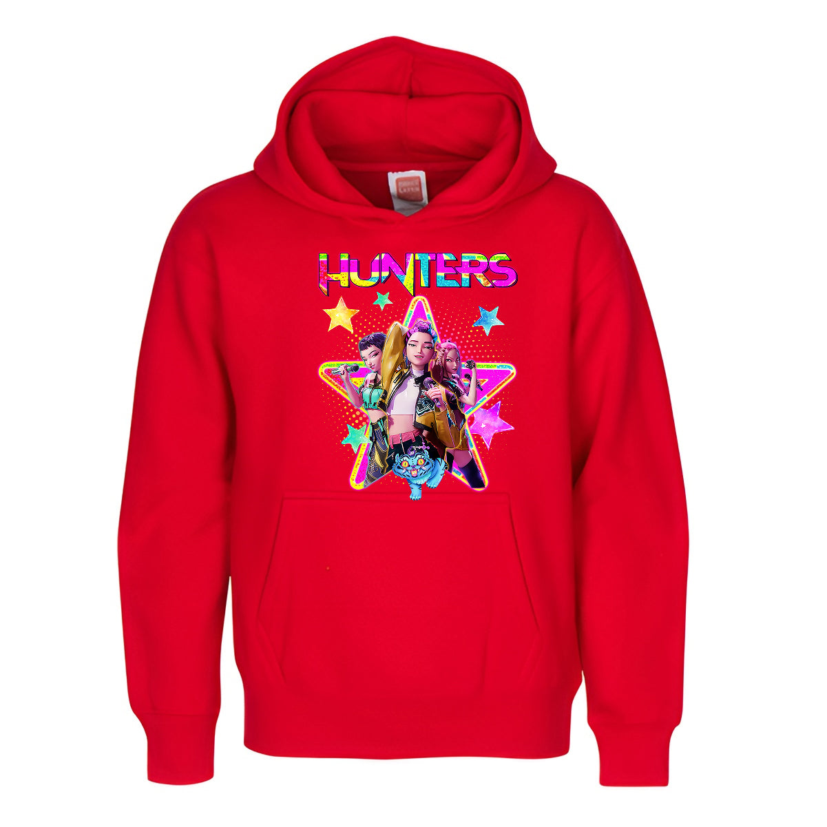 HUNTERS Pop Star Hoodie Neon Anime Girls & Derpy